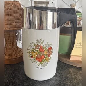 Corning Spice of Life 10 Cup Electric Percolator Coffee Pot Works!